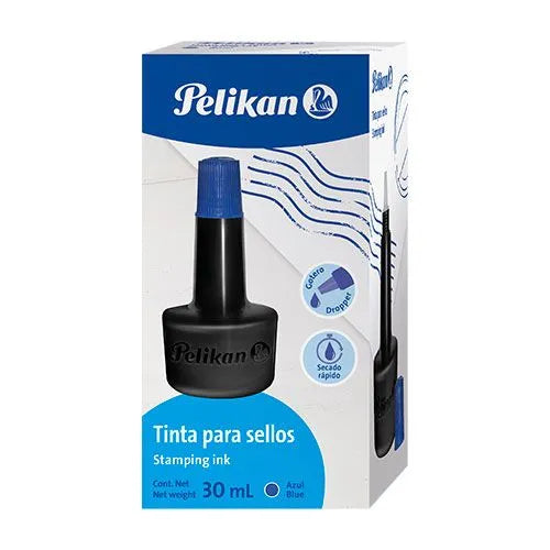 Tinta Sellos Pelikan - Azul 30 ml