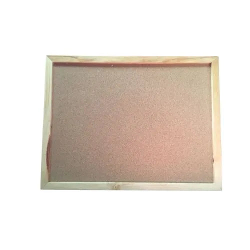 Tablero de corcho marco de madera de 45X60