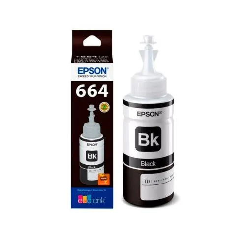 Tinta Epson Original T664 Negro