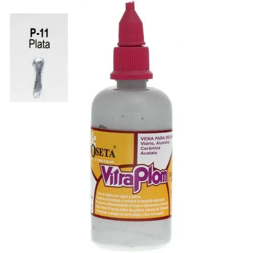 vitraplom, bordeador para vitral - Plata P-11