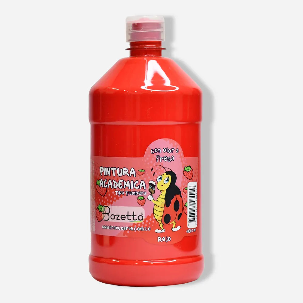 Vinilos Escolares Grandes Bozetto De 1000 cm3 - Normal Rojo