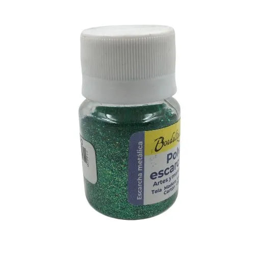purpurina, polvo escarchado Bordaliquido - Verde Navidad