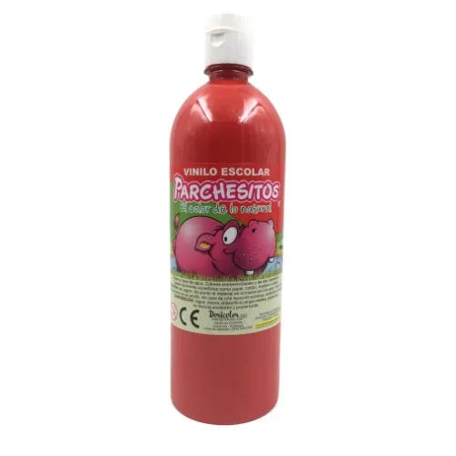 Vinilos Acrílicos Parchesitos Grandes - De Kilo - Rojo
