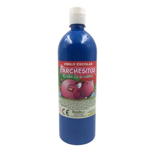 Vinilos Acrílicos Parchesitos Grandes - De Kilo - Azul