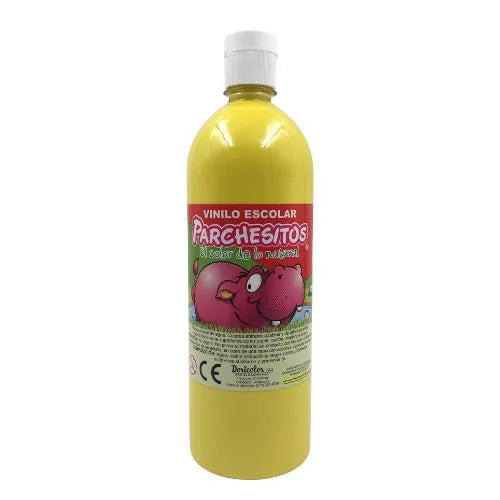 Vinilos Acrílicos Parchesitos Grandes - De Kilo - Amarillo