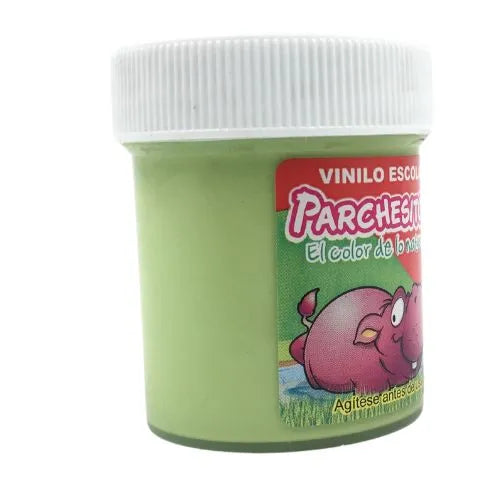 Vinilos Acrílicos Pequeños - Parchesitos De 40gr - Verde Manzana