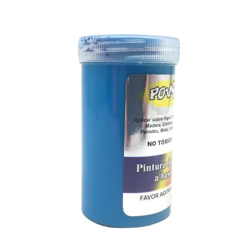 Vinilo Power Color C 125 cc Azul Fluorescente