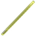 Regla triangular, en colores traslucidos marca Milan - Amarillo pastel