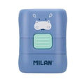 borrador con escobilla diseño de animales Milan - Azul