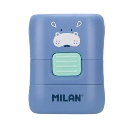 borrador con escobilla diseño de animales Milan - Azul