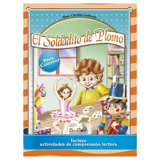 Libro para pintar En Idioma Español - King Kolor El soldadito de plomo