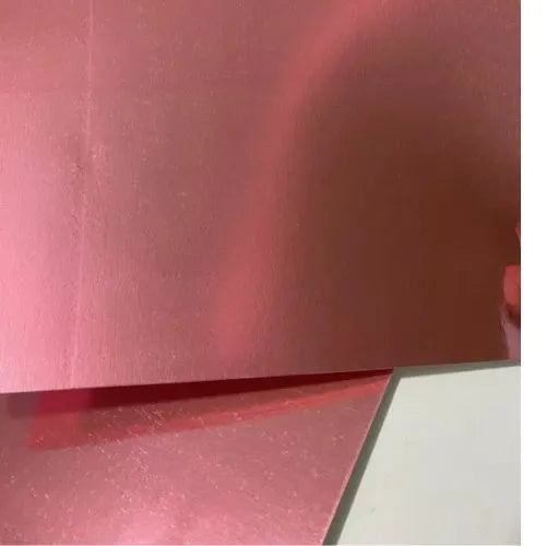 Cartulina Metalizada/Espejo - 250g Palo De Rosa Pliego