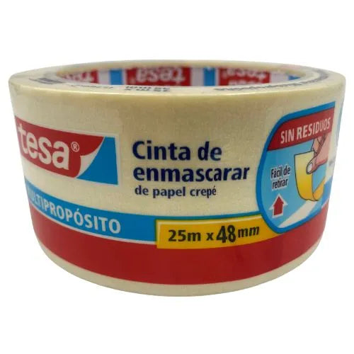 Cinta adhesiva Enmascarar 48 x 25 Tesa