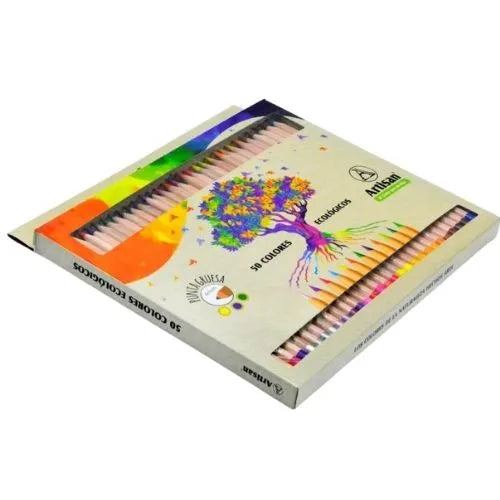 Colores ecologicos, Artisan caja cartón X 50