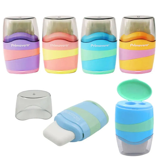 Sacapuntas Con Borrador Sidney Primavera Color pastel