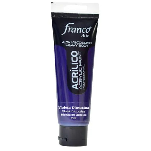 Pintura Acrílica Franco Arte x 100 ml Violeta de Cobalto 700