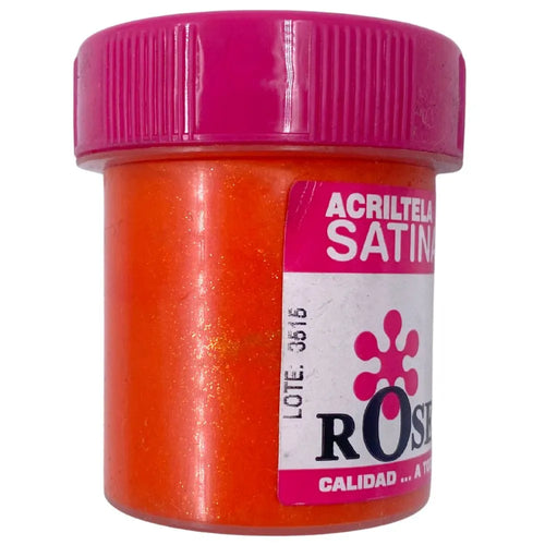 Acritela Roseta Satinada 30cc Naranja