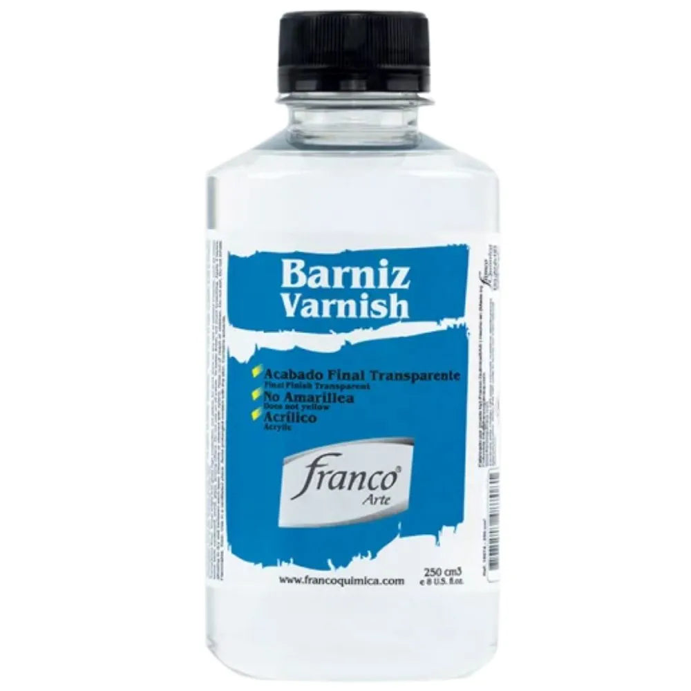 barniz acrilico Franco Arte - Acabado Transparente - 250 ml