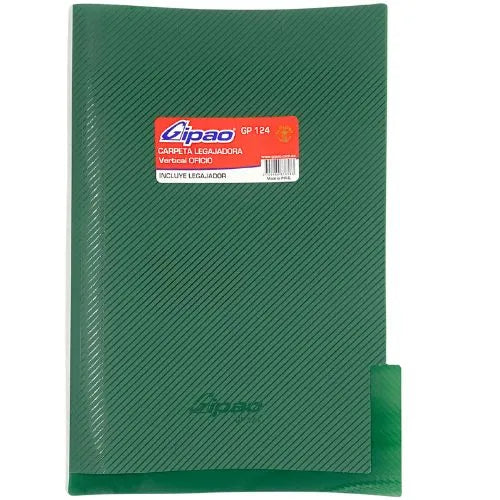 Carpeta Legajadora Plástica Oficio Verde Antioquia