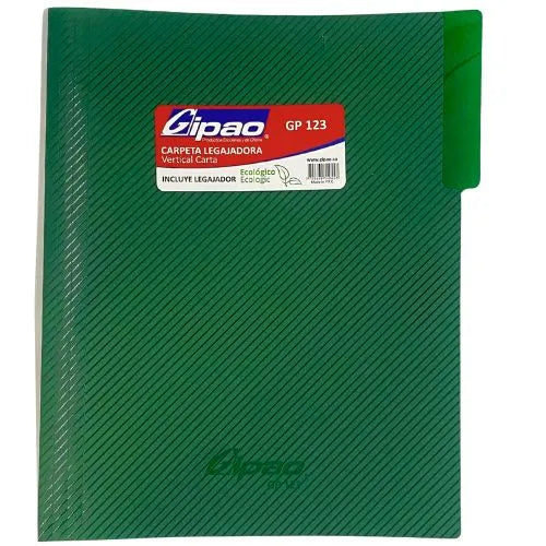 Carpeta Legajadora Plástica Carta Rojo