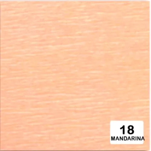 Papel crepe, papel pinocho, papel corrugado o papel crespón - Mandarina