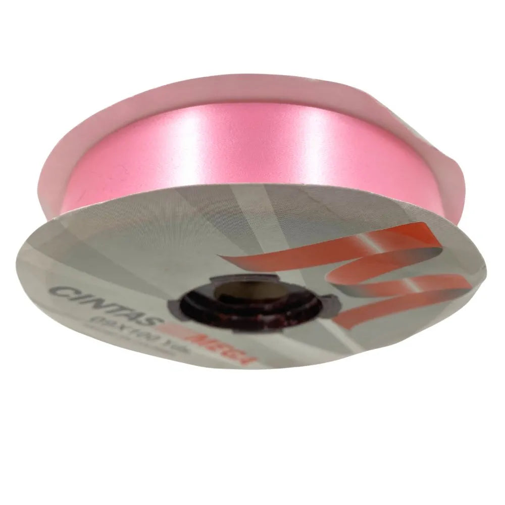 Cinta de Papel Para Moños 09X100 Rosado Confite