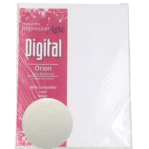 Cartulina Texturizada para Imprimir - Orion