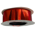 Cinta de Papel Para Moños 09X25 Rojo Metalico