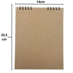 bitacora papel bond, - Rustica Media Carta