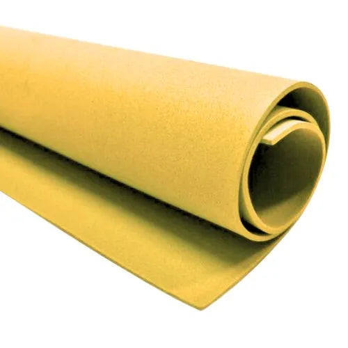 Fomi o Goma Eva - 4 Cartas Amarillo Claro