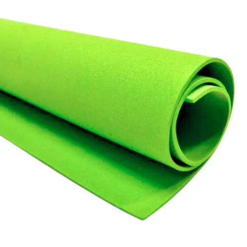 Fomi o Goma Eva - 4 Cartas Verde limón