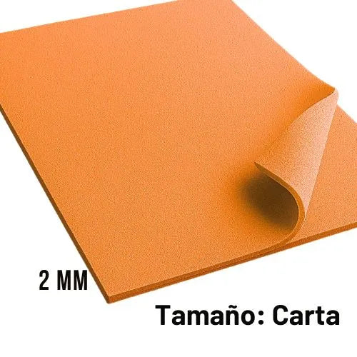 Fomi o Goma Eva - Carta Naranja