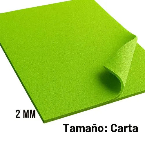 Fomi o Goma Eva - Carta Verde limón