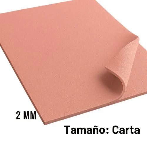 Fomi o Goma Eva - Carta Rosado