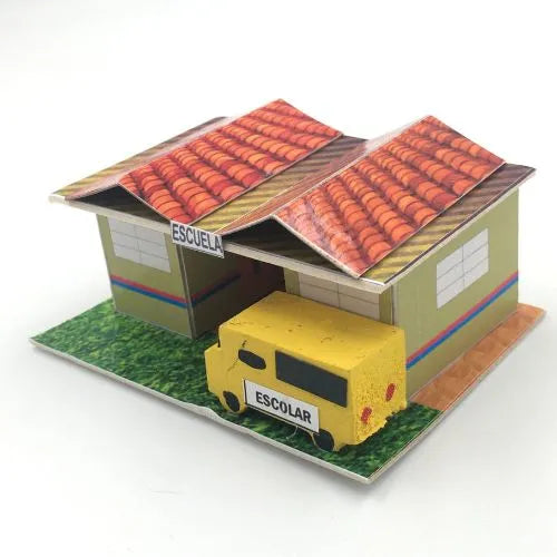 materiales para maqueta exteriores (Edificios, Casas y Más) - Escuela