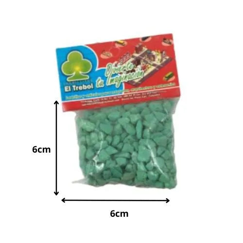 Piedras decorativas para maquetas y manualidades - Grande Verde
