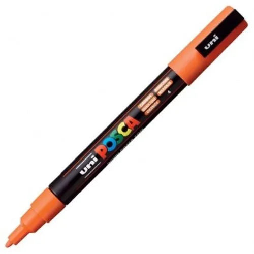 Marcador Posca De Pintura A Base De Agua - Unidad PC 3M Naranja