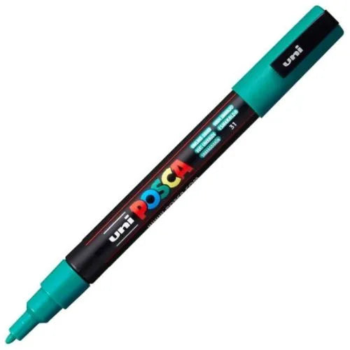 Marcador Posca De Pintura A Base De Agua - Unidad PC 3M verde esmeralda
