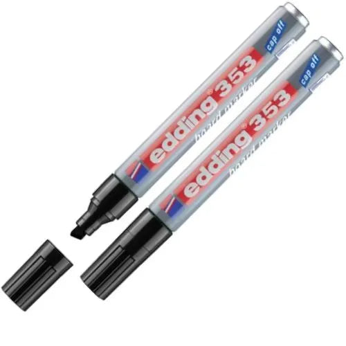 Marcador Edding borrable 353 Negro