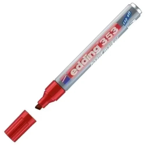 Marcador Edding borrable 350 Rojo
