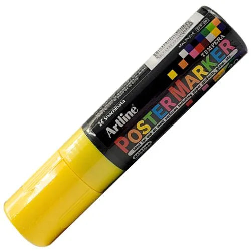 Marcador Poster Marker De Vinilo Amarillo Fluorescente 20 mm