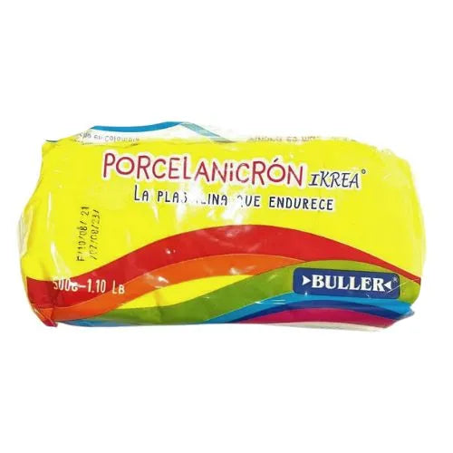 Porcelanicron O Masa Blanca - De 500 Grs - Amarillo Claro