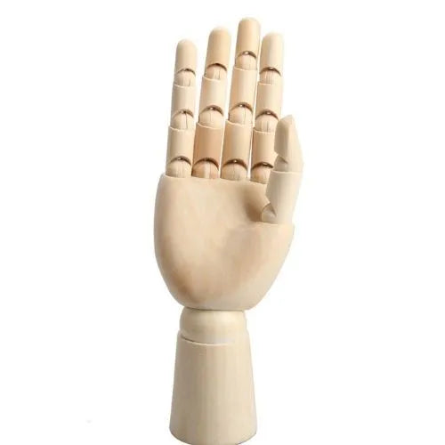 Mano De Madera - De Maniquí De 18cm Derecha