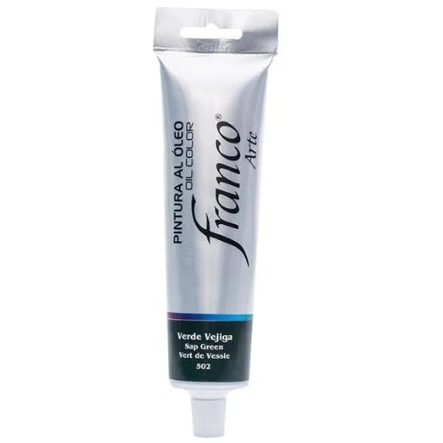 Pintura Óleo Franco Arte 140ml Verde Vejiga Claro 504