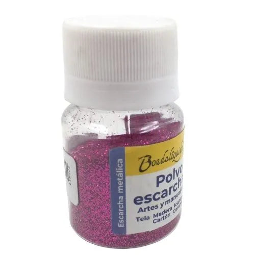 purpurina, polvo escarchado Bordaliquido - Fucsia