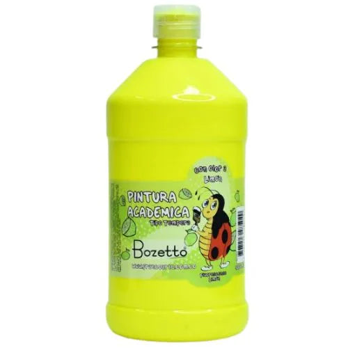 Vinilos Escolares Grandes Bozetto De 1000 cm3 - Fluorescente Amarillo Fluorescente