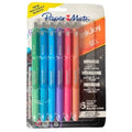 Lapicero Gel Paper Mate / Quick-Dry Metalico x6