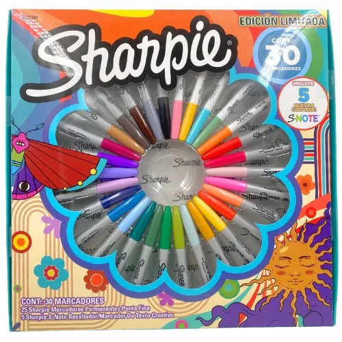 Sharpie Ruleta Edicion limitada Marcado Permanente X 30 - Tie Dye