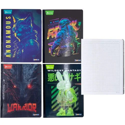 cuaderno cosido cuadriculado de 100 hojas Norma Gama media - Masculino