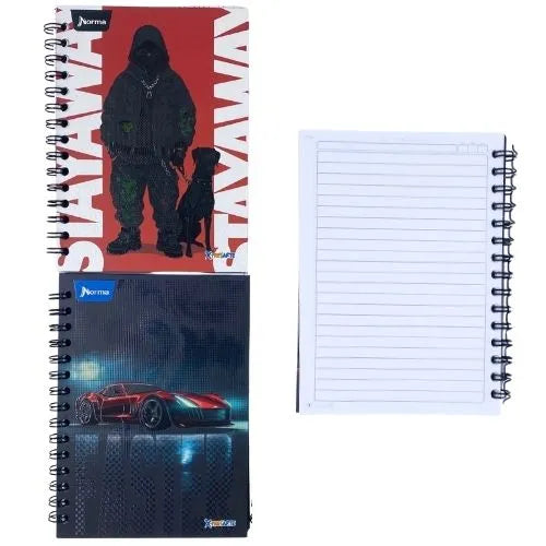 cuadernos argollados pasta dura pequeños - Masculino Linea corriente